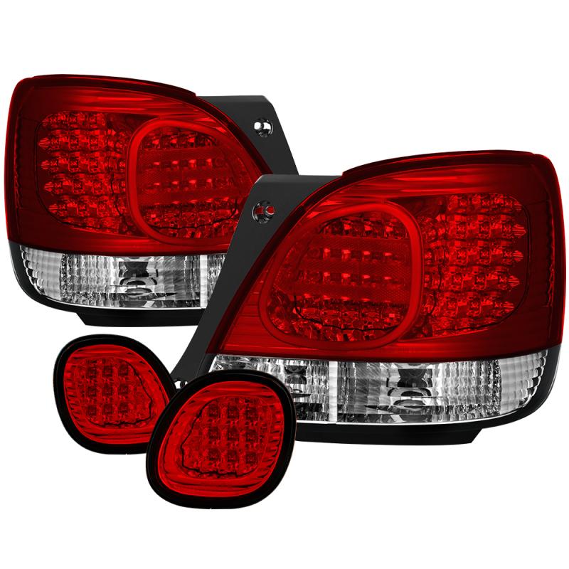 Spyder Lexus GS 300/400 98-05 LED Tail Lights Red Clear ALT-YD-LGS98-LED-RC 5005731 Main Image