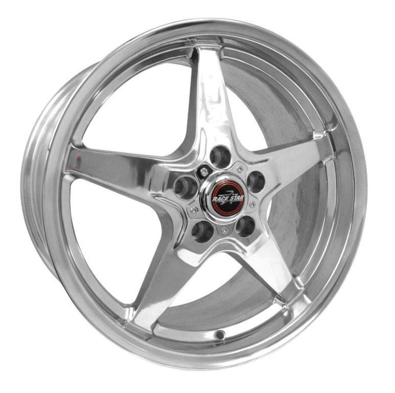 Race Star 92 Drag Star 18x10.50 5x4.50bc 7.63bs Direct Drill Polished Wheel 92-805154DP