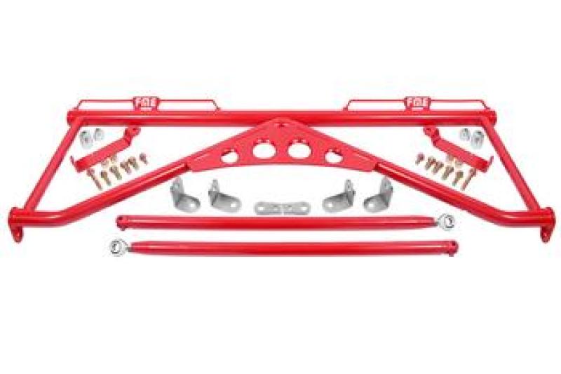 BMR 15-20 Ford Mustang Harness Bar - Red HB760R