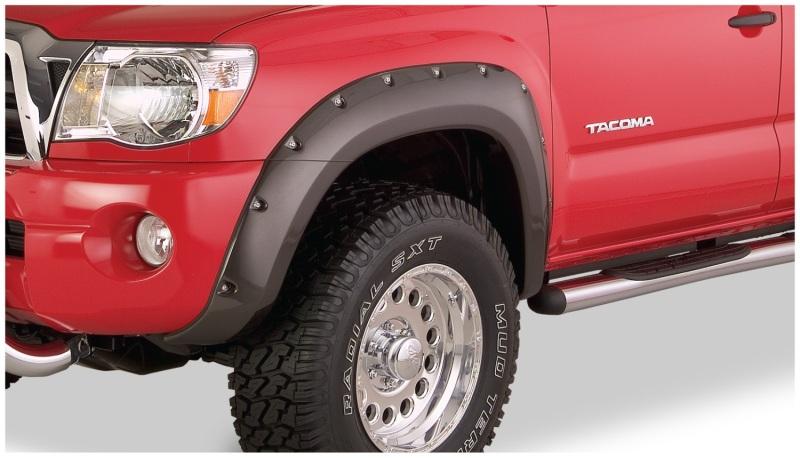 Bushwacker 05-11 Toyota Tacoma Pocket Style Flares 2pc - Black 31053-02 Main Image