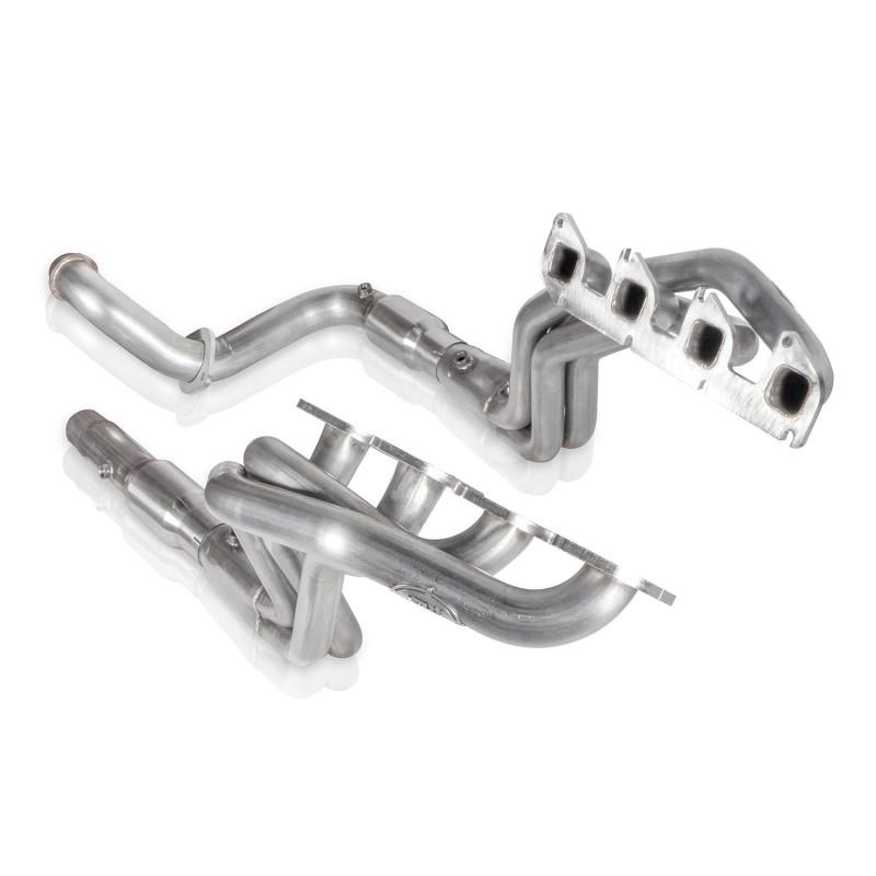 Stainless Works 11-18 Ford F-250/F-350 6.2L Headers 1-7/8in Primaries 3in Collectors High Flow Cats FT211HCAT Main Image