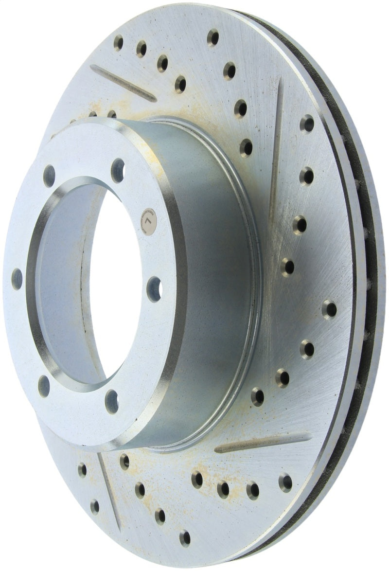 Stoptech 86-09 Toyota 4Runner / Hilux Select Sport Drilled/Slotted Rotor Front Left 227.44044L