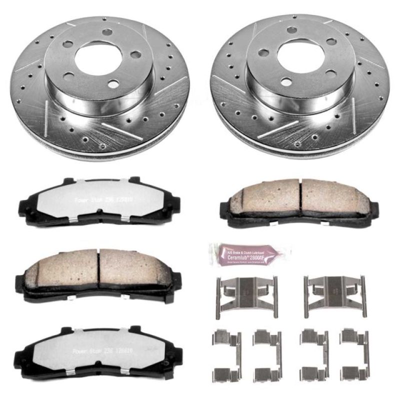 PowerStop PSB Z36 Truck & Tow Kit Brakes, Rotors & Pads Brake Kits - Performance D&S main image