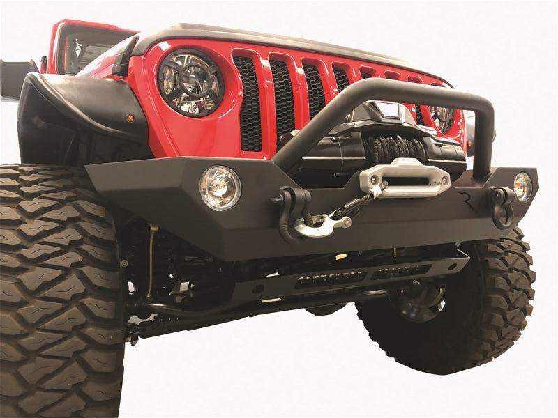 Rampage 1976-1983 Jeep CJ5 Rock Rage Front Bumper - Black 97801