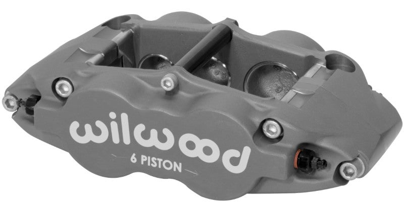 Wilwood Caliper-FSL6R-R/H, 1.62/1.12/1.12" Pistons, 1.25" Disc