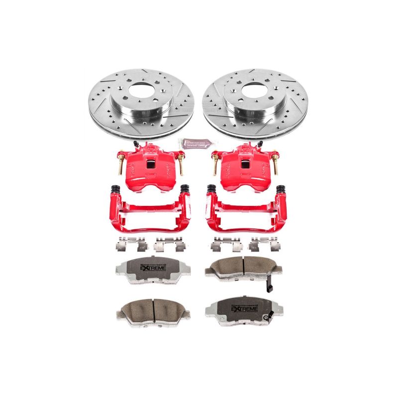 PowerStop PSB Z26 Street Kit w/Cals Brakes, Rotors & Pads Brake Kits - Performance D&S main image