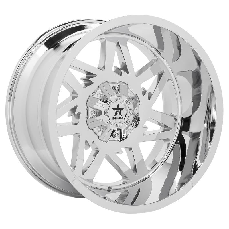 RBP 71R Avenger 24x14 Blank BP / -76mm Offset 78mm CB Chrome Wheel 71R-2414-00-76C Main Image