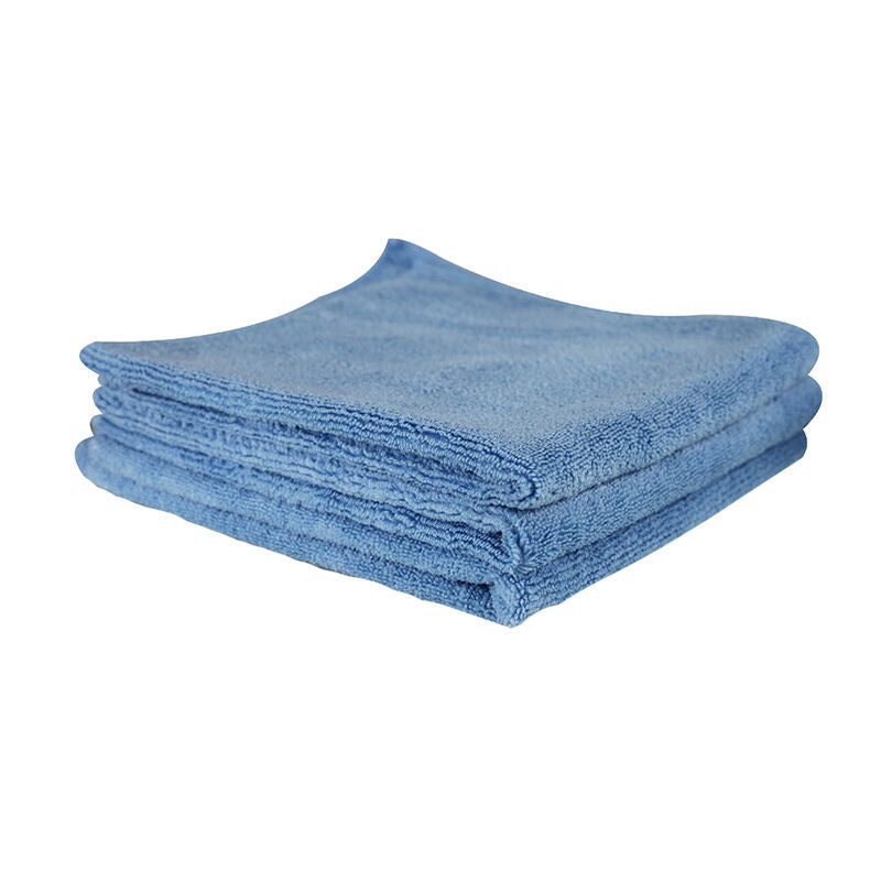 Chemical Guys Workhorse Professional Microfiber Towel - 16in x 16in - Blue - 3 Pack (P16) MICBLUE03