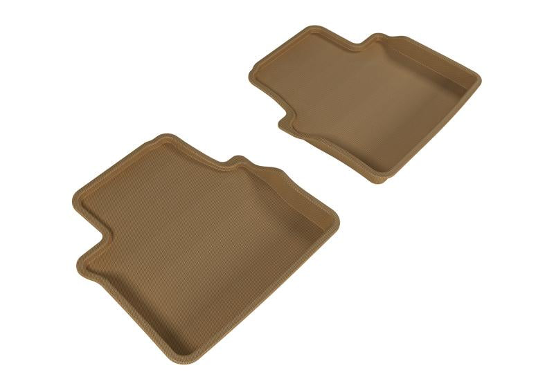 3D MAXpider 2014-2019 Cadillac CTS Kagu 2nd Row Floormats - Tan L1CD01021502 Main Image