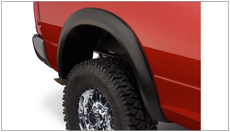 Bushwacker 10-18 Dodge Ram 2500 Fleetside Extend-A-Fender Style Flares 2pc - Black 50036-02 Main Image