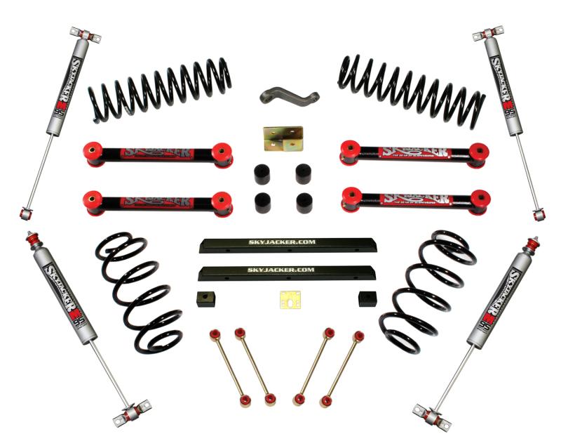 Skyjacker Suspension Lift Kit w/ Shock 2003-2006 Jeep Wrangler (TJ) TJ403BPM Main Image