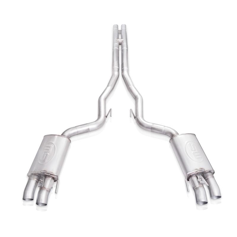 Stainless Works 2015+ Ford Shelby GT350 Legend Performance Connect H-Pipe Catback Exhaust w/Valves GT350CBHPCL Main Image