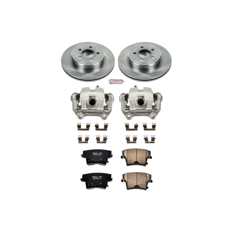 PowerStop PSB Autospecialty Kit w/Cals Brakes, Rotors & Pads Brake Kits - OE main image