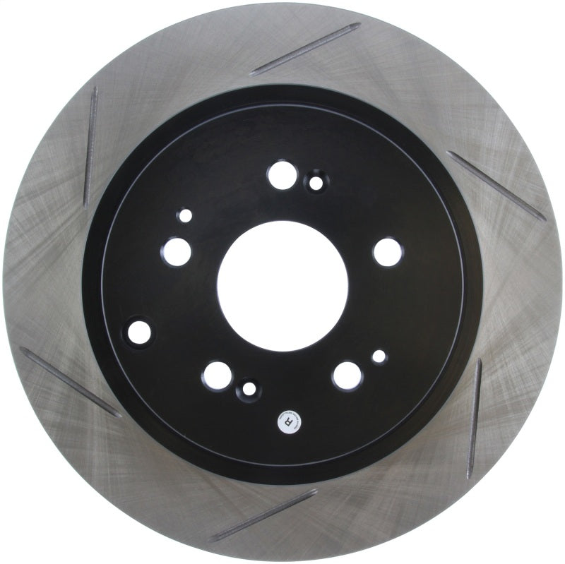 StopTech Sport Slotted Brake Rotor; Rear Left