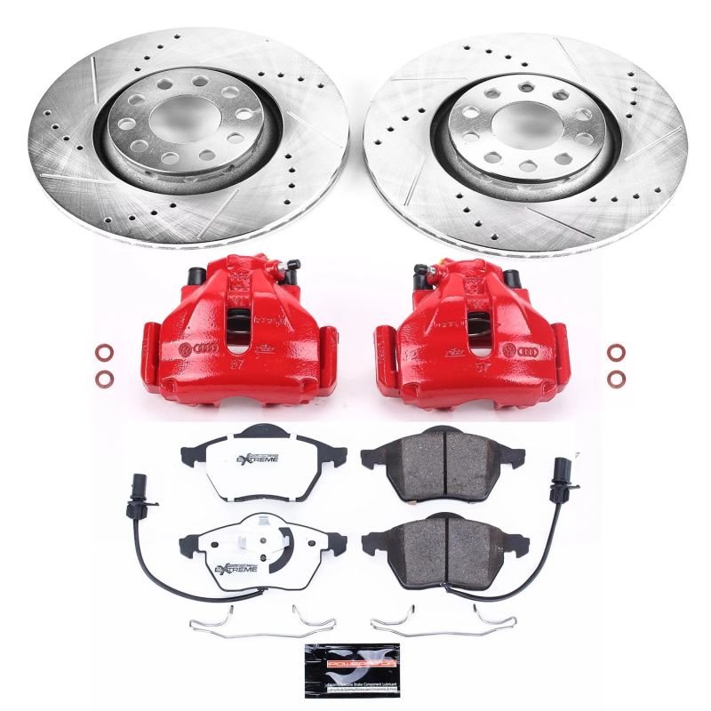 PowerStop PSB Z26 Street Kit w/Cals Brakes, Rotors & Pads Brake Kits - Performance D&S main image