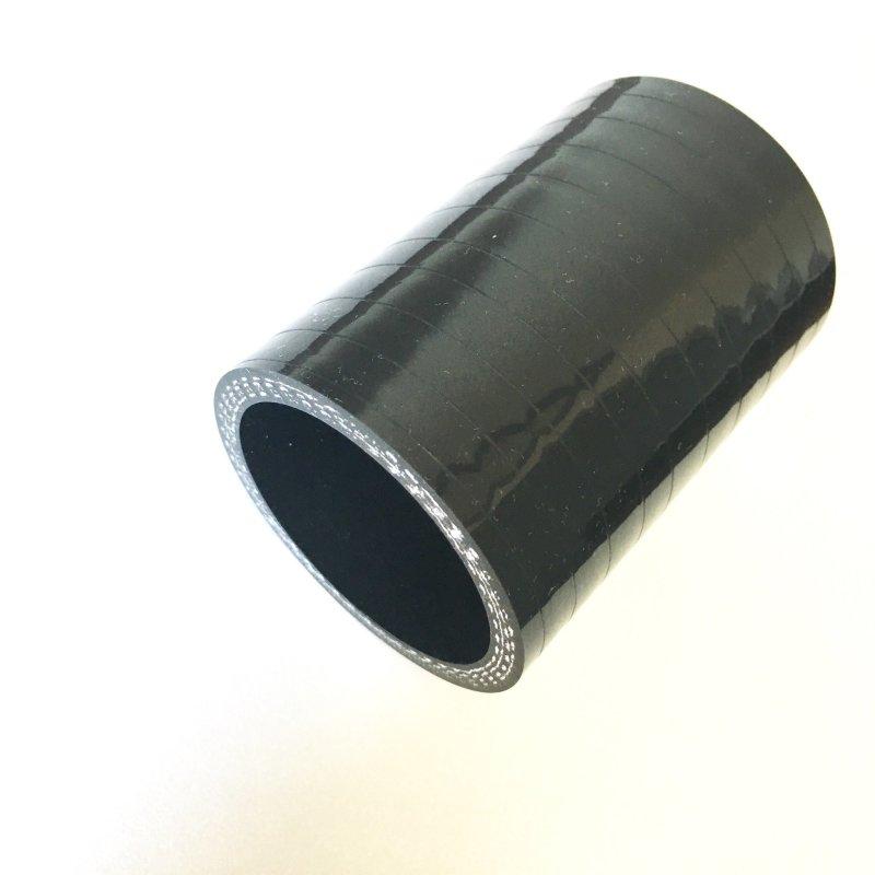 Stainless Bros 1.75in Straight 4-Ply Silicone Coupler - Black 131-04503-0401 Main Image