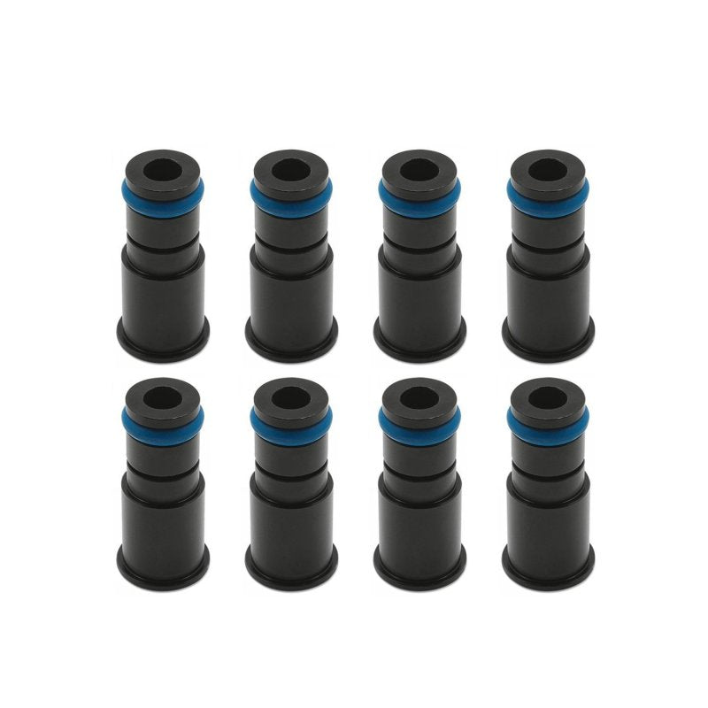 BLOX Racing 11mm Adapter Top (1in) w/Viton O-Ring & Retaining Clip (Set of 8) BXEF-AT-11L-8