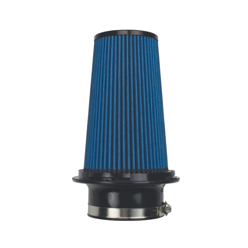 Injen SuperNano-Web Air Filter 4.0in ID/ 7.0in Base / 8.8in Height / 5in Top X-1108-BB Main Image