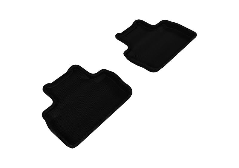 3D MAXpider 2006-2013 Lexus IS Kagu 2nd Row Floormats - Black L1LX00621509 Main Image