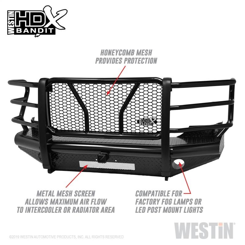 Westin/HDX Bandit 11-16 Ford F-250 / F-350 Front Bumper - Black 58-31115 Main Image