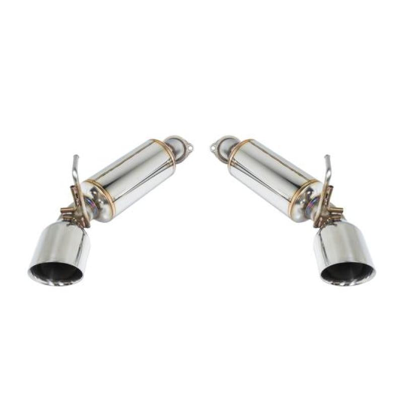 Remark 09-19 Nissan 370z Axle Back Exhaust w/Stainless Double Wall Tip RO-TS34-D