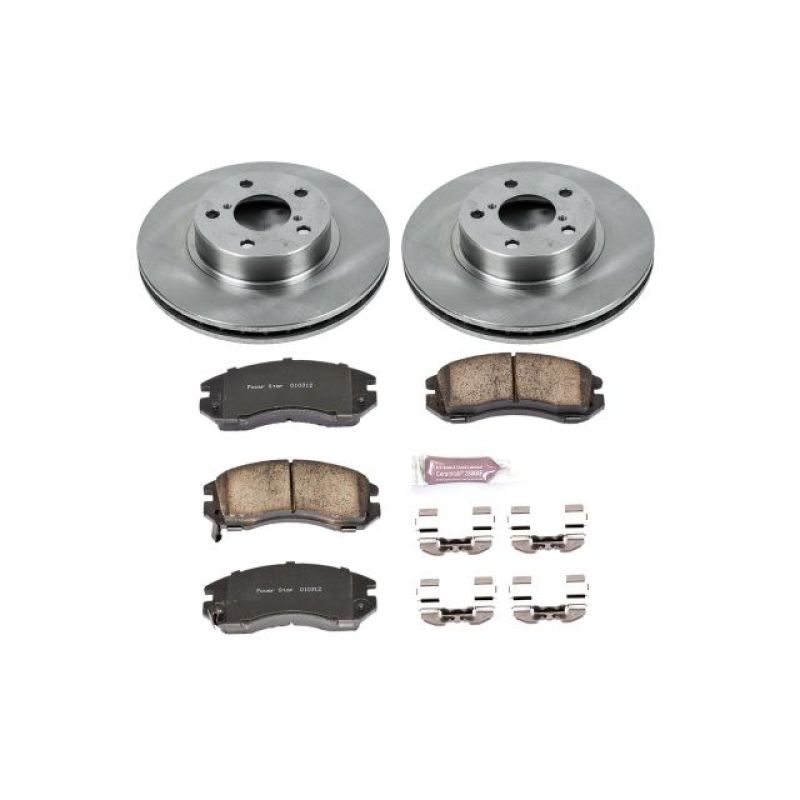 PowerStop PSB Autospecialty Kit Brakes, Rotors & Pads Brake Kits - OE main image