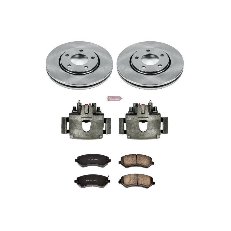 PowerStop PSB Autospecialty Kit w/Cals Brakes, Rotors & Pads Brake Kits - OE main image