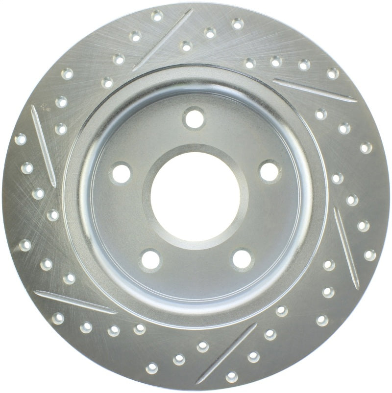 StopTech Select Sport Drilled & Slotted Rotor - Left - Rear 227.67071L