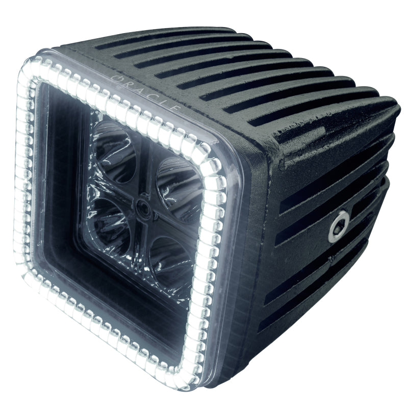 ORACLE Lighting Oracle Off-Road 3in W Square Spotlight with Halo - White 5777-001