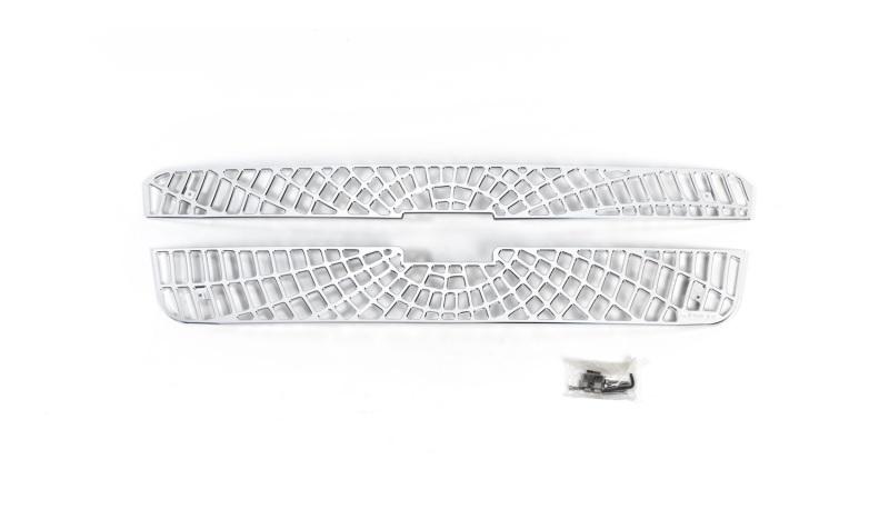 Putco 02-06 Chevrolet Avalanche (w/Body Cladding) Liquid Spider Web Grilles 303111 Main Image