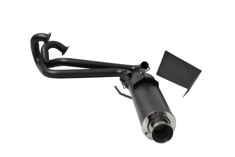 Gibson 08-12 Polaris Ranger RZR 800 Base Single Exhaust - Black Ceramic 98002 Main Image