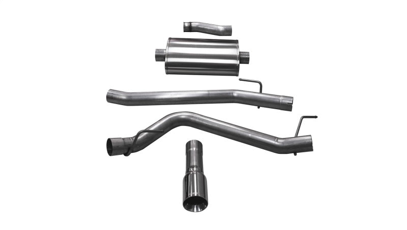 Corsa 2020 Jeep Gladiator JT 3.6L, Single Side Exit Cat-Back Exhaust w/ Single 4in Polished Tip 21060