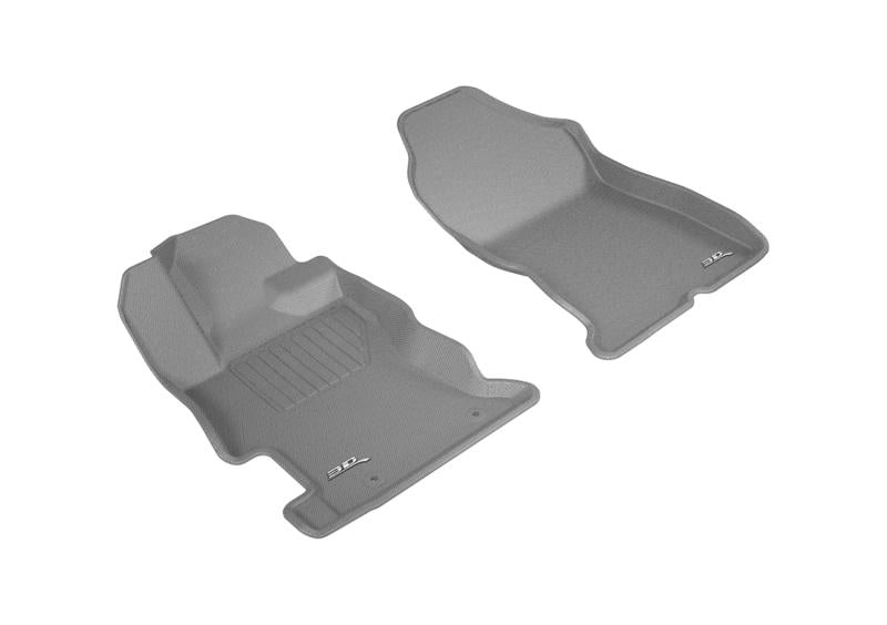 3D MAXpider 2017-2019 Subaru Impreza/Crosstrek Kagu 1st Row Floormat - Gray L1SB02211501 Main Image