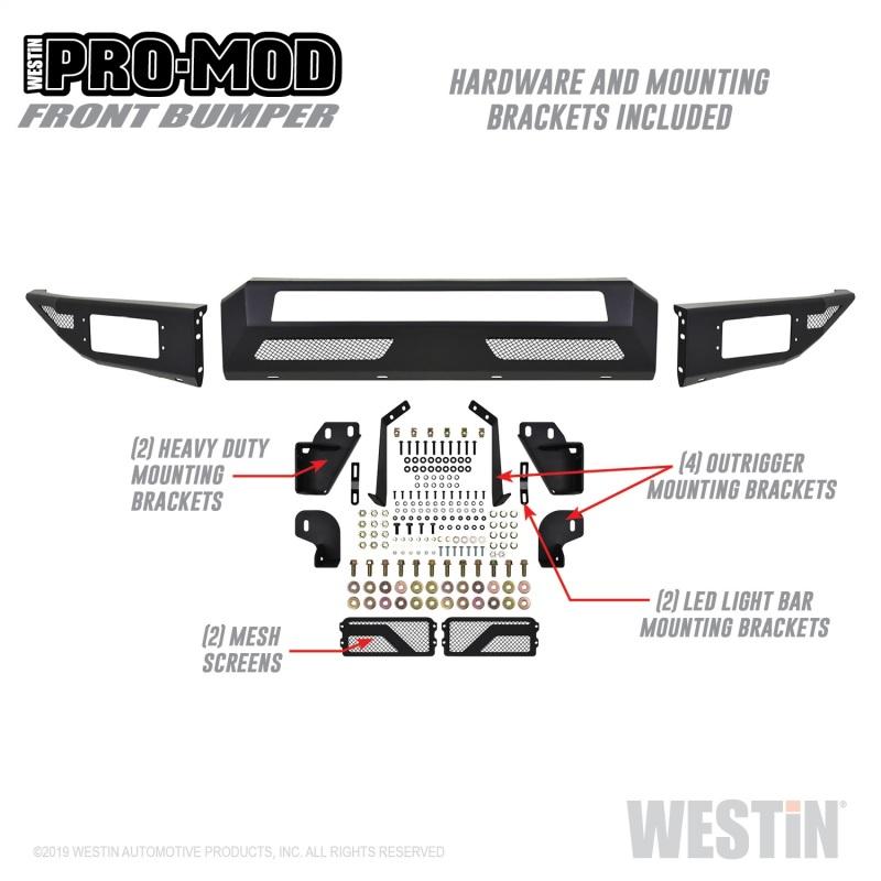 Westin 17-19 Ford F-250/350 Pro-Mod Front Bumper 58-41175 Main Image