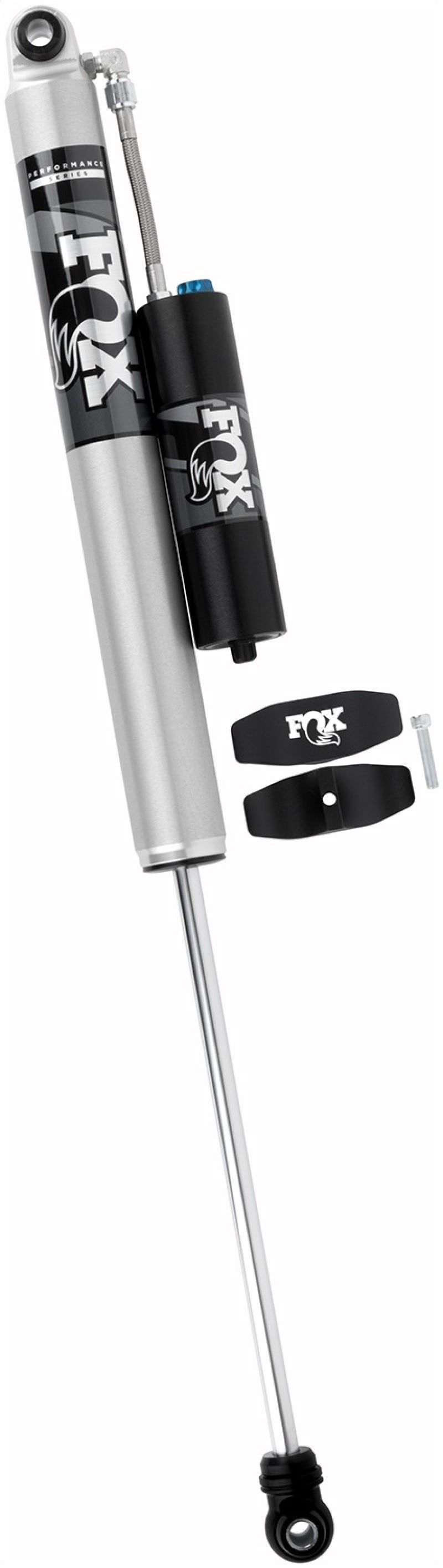 Fox 17-19 Ford F250/F350 4WD 2.0 Performance Series Remote Reservoir Adj. Rear Shocks 4-6in Lift 985-26-150