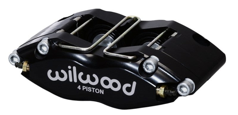 Wilwood Caliper-Dynapro Radial-Black Pwdr 1.25in Pistons 0.81in Disc 120-7374-BK