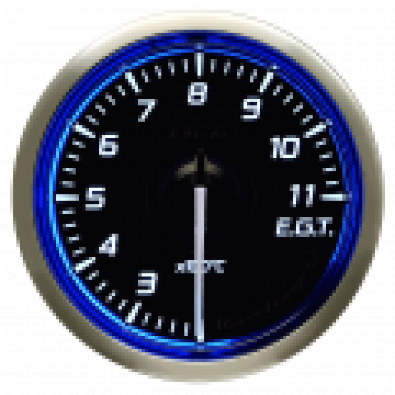 DEFI Racer Gauge N2 E.G.T. 52mm 200-1100 Deg C Blue DF16401