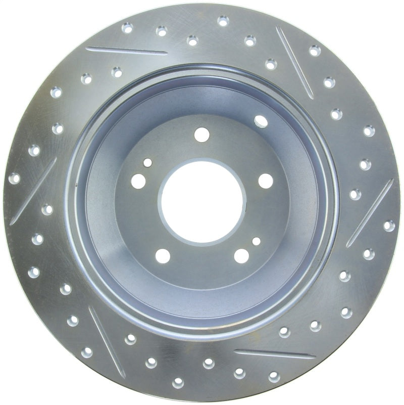 StopTech Select Sport 10-17 Hyundai Santa Fe Sport Slotted & Drilled Right Rear Brake Rotor 227.51039R