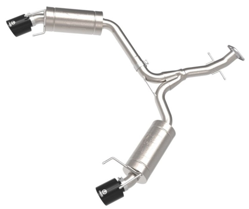 aFe POWER Takeda 06-13 Lexus IS250/IS350 SS Axle-Back Exhaust w/ Black Tips 49-36055-B