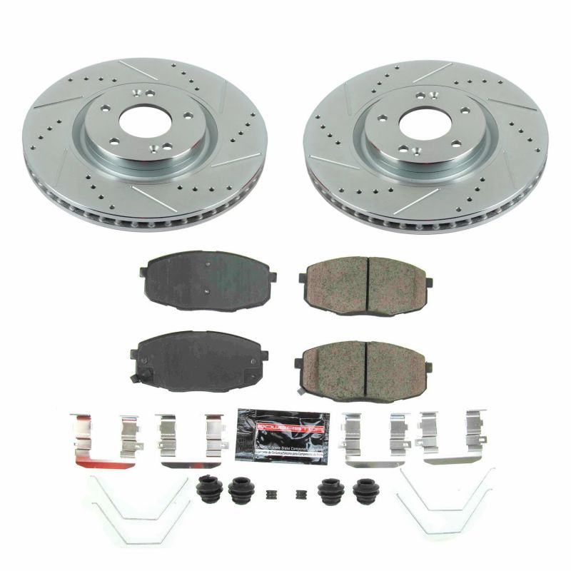 PowerStop PSB Z23 Evolution Kit Brakes, Rotors & Pads Brake Kits - Performance D&S main image