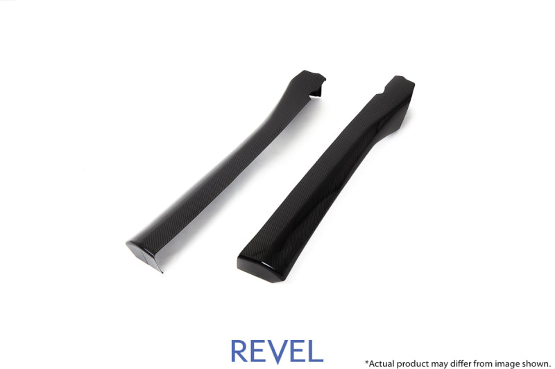 Revel GT Dry Carbon Door Trim (Front Left & Right) Tesla Model S - 2 Pieces 1TR4GT1BX03