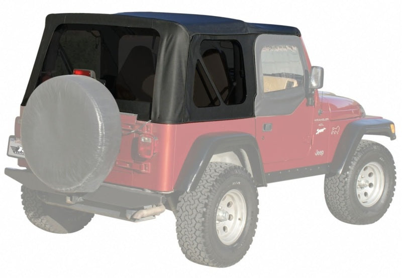 Rampage 1997-2006 Jeep Wrangler(TJ) OEM Replacement Top - Black Diamond 99335