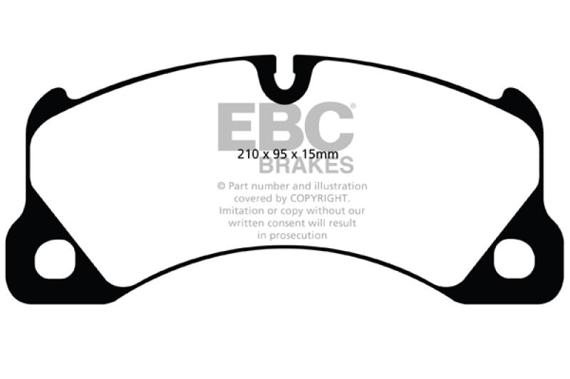 EBC 2010-2017 Volkswagen Touareg 3.0L Supercharged Hybrid Ultimax2 Front Brake Pads UD1349 Main Image