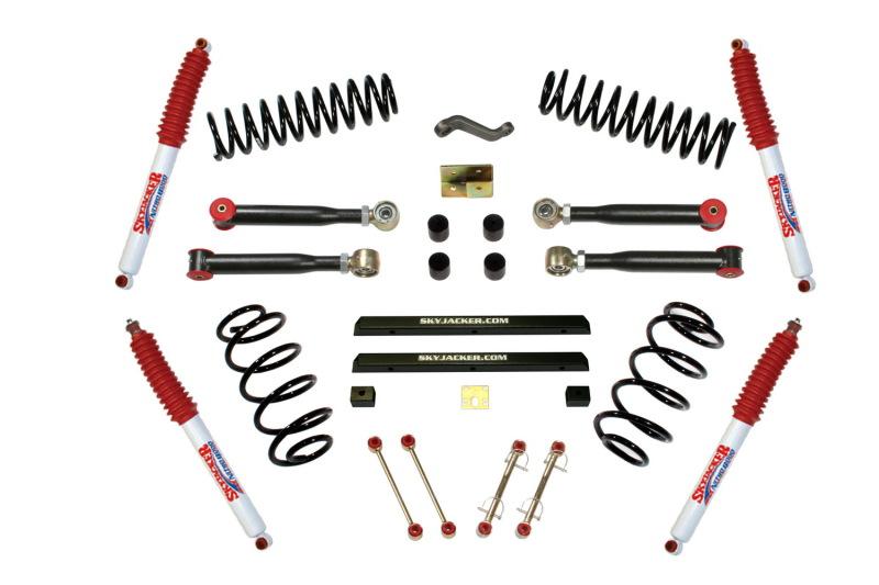 Skyjacker Suspension Lift Kit w/ Shock 2003-2006 Jeep Wrangler (TJ) TJ403BPHX Main Image