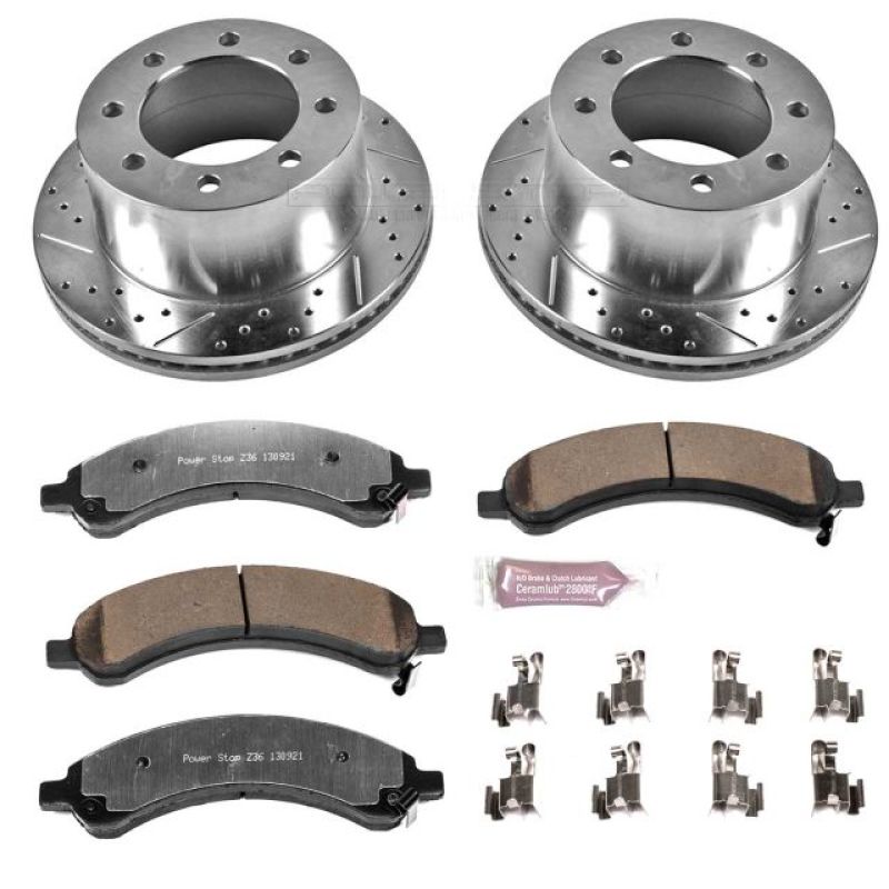 PowerStop PSB Z36 Truck & Tow Kit Brakes, Rotors & Pads Brake Kits - Performance D&S main image