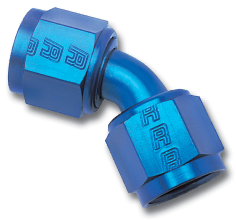 Russell -10 AN 45° Swivel Coupler (Blue Finish)