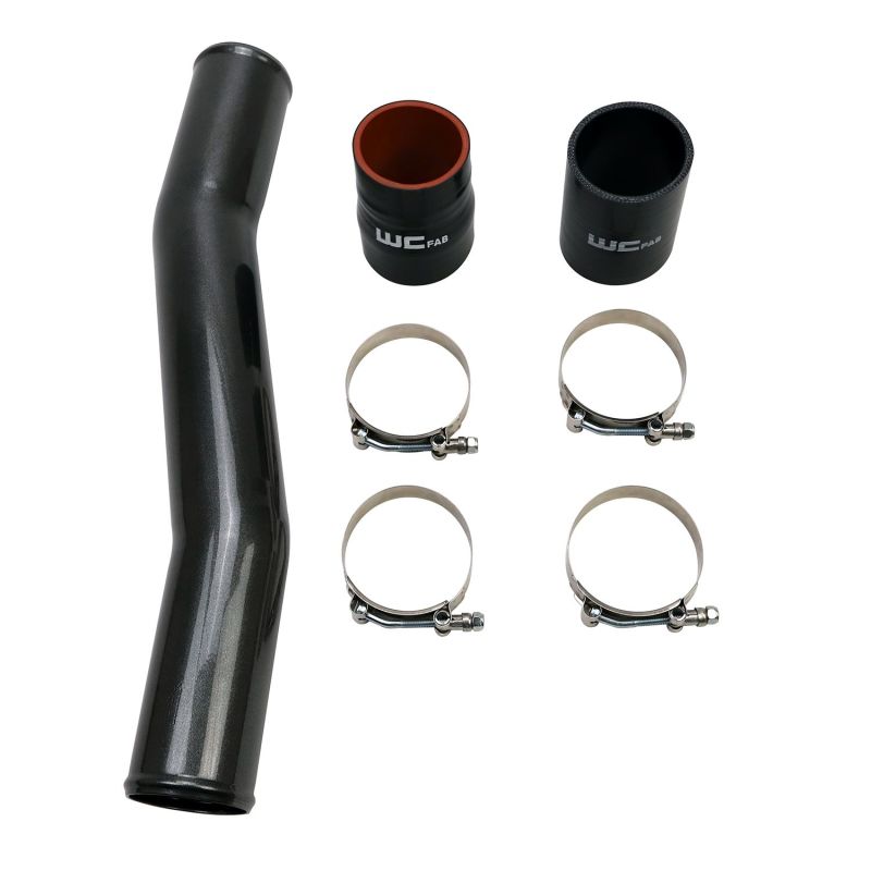 Wehrli 03-07 Dodge 5.9L Cummins Passenger Side 3in Replacement Intercooler Pipe - Gloss Black WCF100544-GB