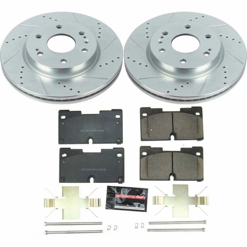 PowerStop PSB Z23 Evolution Kit Brakes, Rotors & Pads Brake Kits - Performance D&S main image