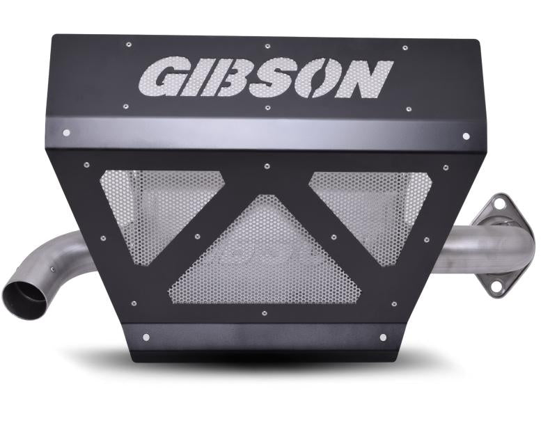 Gibson 2018 Polaris RZR XP 1000 EPS Base 2.25in Single Exhaust - Stainless 98039 Main Image