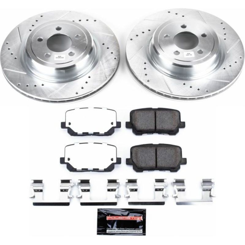 PowerStop PSB Z26 Street Warrior Kit Brakes, Rotors & Pads Brake Kits - Performance D&S main image